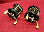 Pair 2 Vintage Fishing Reels A.f. Meisselbach Mfg. Co No. 100 Level Winding. Fixed Price $22.00.