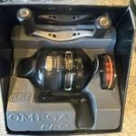 Zebco Omega Z03PRO 3.4:1 Preloaded With 10LB Line 7 Bearing Spincast Reel. Fixed Price $48.99.