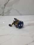 Abu Garcia 5600WS Made Sweden Fishing Reel Blue Gold. Fixed Price $49.99.