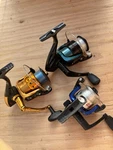 Lot Of 3 Fishing Reels, Eagle Claw & Matzuo Mtz 4140 Freshwater Spinning. Fixed Price $54.99.