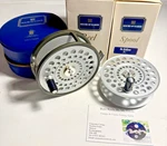 New & Unused Hardy St Aidan Fly Reel With Spare Spool Case Boxes. Fixed Price $541.53.