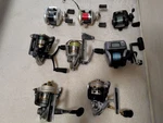 Lot Spinning Baitcasting Fishing Reel Bulk Sale Shimano Daiwa GT1000 CY2000 Mz. Fixed Price $249.66.