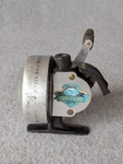 Old Vintage Johnson Century Model 100B Dlx Spincsast Reel - Silver Finish. Fixed Price $29.99.
