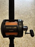 Shimano Triton TLD-25 Conventional Fishing Reel With Lever-drag Only. Fixed Price $125.00.