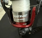 Matzuo MZ-230 Spinning Reel Red. Fixed Price $20.00.