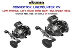 New Okuma Convector Line Counter Reel Low Profile Boat Fishing Multiplier. Fixed Price $122.22.