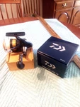 Daiwa Sweepfire 3500-2B Spinning Reel. W/ Original Box. Fixed Price $24.99.