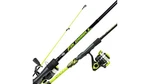 Okuma Fin Chaser X Combo Fishing Pole - Black/ Neon Green Scratch & Dent. Fixed Price $84.75.