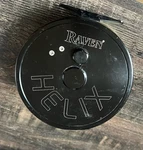 Raven Helix Centerpin Float Reel Black And Gold Fishing. Fixed Price $277.50.