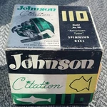 Vintage Johnson Citation 110 Fishing Spinning Reel. Fixed Price $39.99.