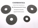 Daiwa Reel Part Grandwave SLZ50HW - (4) Smooth Drag Carbontex Washers #SDD110. Fixed Price $24.40.