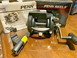 Penn 875L Line Counter Level Wind Reel. Fixed Price $265.00.