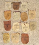 14 Old Vintage Pflueger Casting Reel Bags - Summit & Supreme + 2 Hang Tags. Fixed Price $89.99.