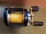 Abu Garcia Ambassadeur Fishing Reel 6600C4 Dark Blue/gold Sweden Lot 3687. Fixed Price $115.00.