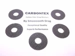 Daiwa Reel Part- Sealine Black 5500BRI (5) Carbontex Drag Washers #SDD155. Fixed Price $23.40.