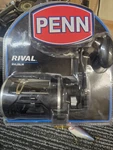 Penn Rival RVL20LWCP Trolling Reel 5.1:1 18.4OZ Max Drag 2BB Black. Fixed Price $60.00.