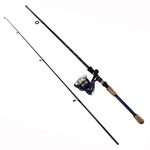 Okuma FNX-70-40BL Fin-chaser Spinning Combo, Reel Size, 7' Length, 2 Piece,. Fixed Price $45.87.