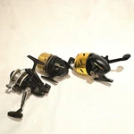 3 Vintage Fishing Reels: Johnson Maxxum, Ted Williams 465 & Diawa GC120. Fixed Price $48.00.