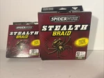 Spiderwire Stealth Braid Superline Fishing 50LB + 30LB Lot Of 2. Fixed Price $29.95.