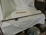 Bass Pro Shop Uncle Bucks Deluxe Crappie Pole 10" Combo Ub Reel Preowned. Fixed Price $30.00.