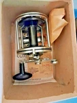 Vintage Jaleoxe Model 420 Black Saltwater Fishing Reel With Box And Papers. Fixed Price $29.95.