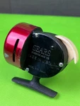 Sears Roebuck 535.39441 Spinning Fishing Reel Red Black. Fixed Price $22.95.