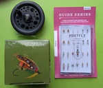 Martin Caddis Creek Reel CC65 (ZS124) & Flies (postfly) - LOT#374. Fixed Price $44.99.