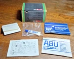 Vintage Abu Garcia Ambassadeur 6500 Empty Box, Manual, Diagram, Oil, Papers. Fixed Price $19.99.
