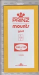 Prinz Black Stamp Mount Long Strips 240X120 Mm For Us Miniature Sheets 7 Scott. Fixed Price $10.68.