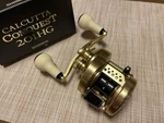 Shimano Calcutta Conquest 201HG Avail 105MM Power Handle Left. Fixed Price $365.65.