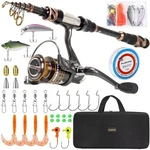Telescopic Fishing Pole 24 Ton Carbon Fiber Spinning Reel 12+1 Bearings Plusinno. Fixed Price $104.99.