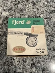 Fjord Fly Fishing Reel No. S-54 Vintage W/box Japan. Fixed Price $45.00.