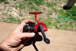 Red Zebco Quantum Lite QL2 Spinning Fishing Reel. Fixed Price $35.00.