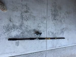 Okuma SURF-8K Spinning Reel W/ Ugly Stik Bigwater 10 Medium-heavy Rod. Fixed Price $200.00.