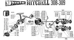New Old Stock Garcia Mitchell 308 309 408 908 Fishing Reel Parts You Pick. Fixed Price $14.21.