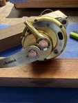 Okuma Titus Tg Vintage Casting Fishing Reels 15S 20S 30 Gold Lot. Fixed Price $1000.00.