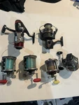 Lot Of 6 Vintage Fishing Reels. Fixed Price $69.00.