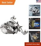 Baitcaster Fishing Reel For Inshore & Offshore Species - 225G Lightweight Design. Fixed Price $61.95.