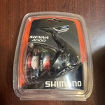 Shimano Sienna SN4000FGC 3+1BB Spinning Reel - Black/red. Fixed Price $30.00.