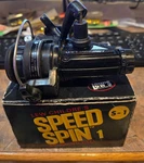 Lews Speed 1 Spinning Reel New Box Papers Made Korea. Fixed Price $60.00.