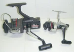 2 Vintage Ryobi Spinning Reels - Models SL4 Graphite & SC1M The Silver Cloud. Fixed Price $66.75.