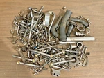 2011-2017 Tiger 800XC Triumph Box Of Misc. Motor Engine Hardware Bolts. Fixed Price $44.99.