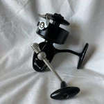 Vintage Mitchell 306 Spinning Fishing Reel Made France Right Hand Large Black. Fixed Price $29.99.