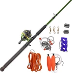 606 Big Cat Spincast Reel & Fishing Rod Combo 7-FOOT 2-PIECE Telescopic. Fixed Price $64.95.