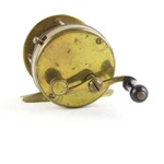 Vintage Brass Stop-latch Casting. Fishing Reel. 2 1/4".. Fixed Price $75.00.