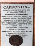 Quantum Spinner Smoke S3, Accurist, Energy 25, 30, 40 Carbontex Drag Washers. Fixed Price $9.60.