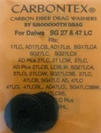 Daiwa Accudepth 17LC, 17LCB, 17LCI, 27LC, 27LCW, 27LCI, 27LCIW Carbontex Washer. Fixed Price $14.25.