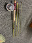Sage Bass Ii Peacock Fly Rod With Orvis Hydros Large Arbor Reel. Fixed Price $700.00.