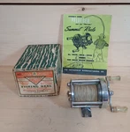 Vintage Pflueger Akron 1893-L Fishing Reel With Original Box & Owners Guide. Fixed Price $29.99.