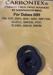 (4) Daiwa GL47LC, 47SH, SL250H, 300HW, 350HW, & SMF250 Carbontex Drag Washers. Fixed Price $16.25.